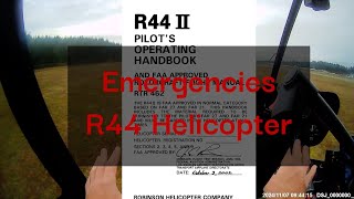 R44 Helicopter  Verbal Emergencies [upl. by Atcele949]