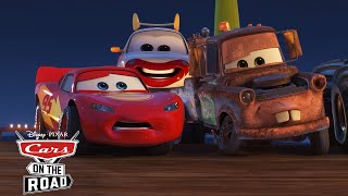 Best of Lightning McQueens Bravest Moments  Cars on the Road  Pixar Cars [upl. by Athene446]