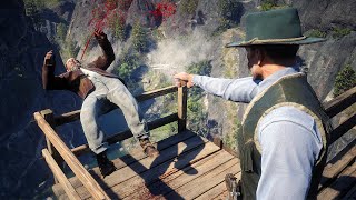 Red Dead Redemption 2 4K 60FPS  Funny amp Brutal Moments Vol 158 Euphoria Ragdolls [upl. by Ahseikal]