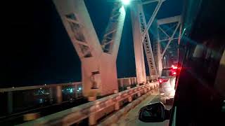 Saraighat Bridge Night Car 🚗Video📷 Way to Gowahati 📍 [upl. by Ycrem]