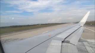 HD ABORDO  Tam A320 Galeão  Guarulhos  TURBULENCE [upl. by Lederer]