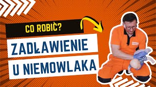 Zadławienie u niemowlaka 🚨 zadławienieniemowlaka [upl. by Nnyleitak]