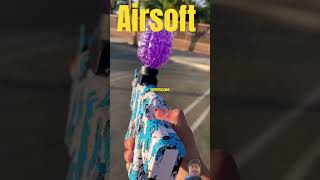 automobile gelballblaster toys gelshooter paintball gelmoment freefire bamboogun airsoftgun [upl. by Dnalyk]