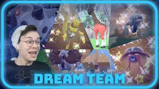 Shiny Dream Team Compilation ✨ 7 Shinies ✨ Beating Pokémon Violet [upl. by Aissatsana]