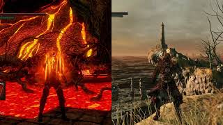 Comparison of Estus Flask speed in DS1 and DS2 with lowest agility [upl. by Morlee]