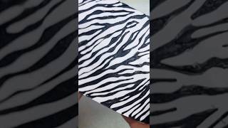 Quick and Easy Zebra Print on polymer clay diy ploymerclay polymerclaytools animaljewelry [upl. by Marlyn]