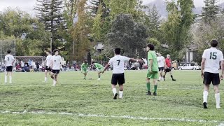 Video The Calistoga High boys soccer team exchanges highfives with Sonoma Academy and interacts [upl. by Eiramave]