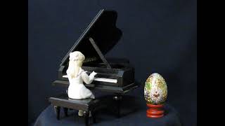 Vintage Enesco 1982 piano pianist music box series [upl. by Seuqcaj]