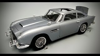 ALL NEW Aston Martin DB5 James Bond 007 Goldfinger 124 Scale Model Kit Build How To Assemble Paint [upl. by Adao]