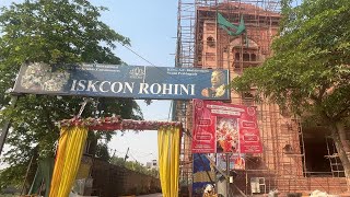 Iskcon Temple Rohini Sector 25  Iskcon Temple Delhi [upl. by Neeluqcaj]