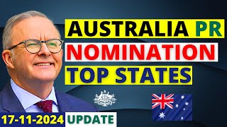 Australia PR Visa Nomination Top States in 2025  Australia Visa Update [upl. by Studley833]