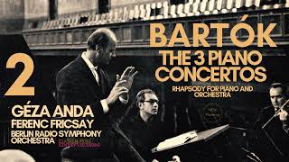 Bartók  Piano Concerto No 2 Sz 95  Remastered Centurys recording Géza Anda Ferenc Fricsay [upl. by Zerat]