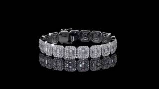 Iced out mens bracelet I Baquette diamonds by zevadhi [upl. by Salahi]