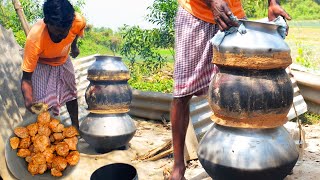 JAGGERY WINE making process  How tribe people making deshi daru using Jaggery in village style [upl. by Hammond991]