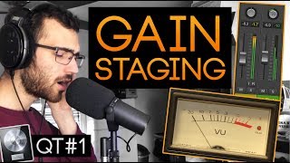 Quick Tip 1 Gain Staging Vocals [upl. by Mou]