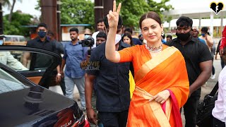 Kangana Ranaut GRAND ENTRY at Late CM Jayalalithaas Memorial  Movie Volume [upl. by Llednohs695]