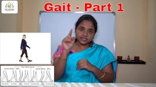 Gait part1 English  Sri Aahana Physiotherapy Academy [upl. by Akcemat433]