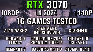 RTX 3070 in 2024  16 Games Tested  1440p 1080p [upl. by Nazarius949]