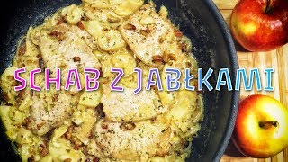 Schab z jabłkami 🍎🍏🍎  PRZEPIS jak zrobić krok po kroku [upl. by Navert964]