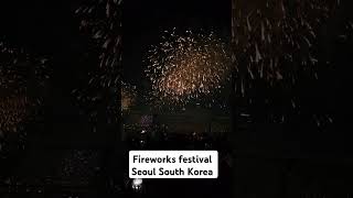 Fireworks festival in Seoul South Korea BuhayOFW southkorea [upl. by Biagi]