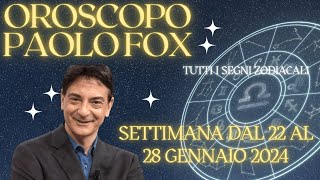 Oroscopo Settimanale Guida Celeste con Paolo Fox 2228 Gennaio 2024 [upl. by Anitsuga]