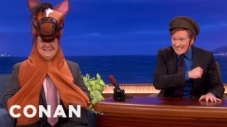 quotWar Horsequot Oscar Nominee ReEnactment  CONAN on TBS [upl. by Aznarepse]