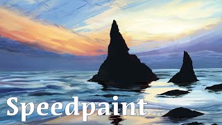 Is This the Most Stunning Speedpaint of Bandon Beach EVER [upl. by Rashida]