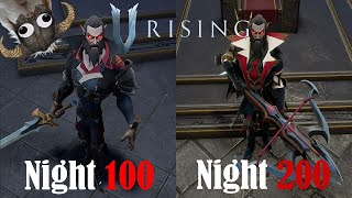 I played 100 days of V rising Night 100200 [upl. by Nortna]