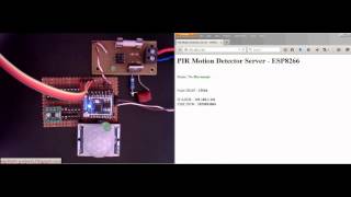 ESP8266  WIFI PIR Motion Detector Server with MAINS Power Switching [upl. by Shepard872]