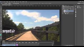 Adding a Logo Watermark to Video Using Photoshop [upl. by Merill]