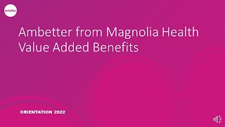 Value Adds  Ambetter from Magnolia Health [upl. by Filippa]