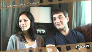 Kristin KREUK VAMPIRE Film Interviews [upl. by Neisa]