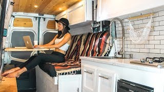 How to Convert a Van Into an OffGrid Camper In 30 Days  Eamon amp Bec [upl. by Allmon227]