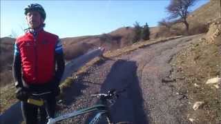 Mountainbike sul Monte Faudo  provincia di Imperia  05 gen 2013 [upl. by Letnom246]