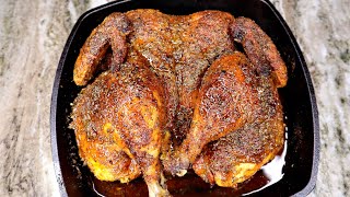 Best Ever Oven Baked Chicken How To Bake A Whole Chicken Easy [upl. by Nahsor]