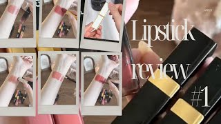 chanel lipstick review asmrlipstick makeup asmr vlog lipstickreview [upl. by Roehm]