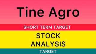 TINE AGRO LTD SHARE ANALYSIS STOCK SHORT TERM TARGET 🪴 TINE AGRO LTD SHARE NEWS UPPER CIRCUIT SHARE [upl. by Tomchay]