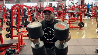 150 Pound Dumbbells for 100 Reps  QampA W Lady Takeover  Part 1 [upl. by Odrareg]