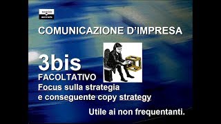 Approfondimento Strategia e Copy strategy Strategia di comunicazione [upl. by Atirys]