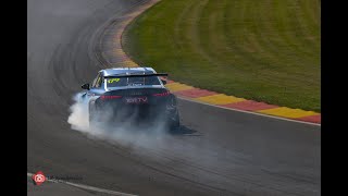 TCR Europe  World Tour 2023  SpaFrancorchamps  Close and hard racing Pure TCR Sound [upl. by Ydualc]