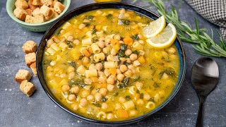 Minestra di Ceci Chickpea and Spinach Soup [upl. by Niltyak]