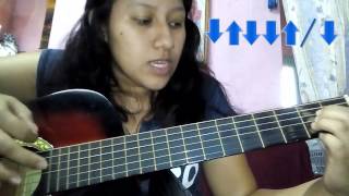 Vine a adorarte  TUTORIAL GUITARRA RASGUEO [upl. by Akcebar]