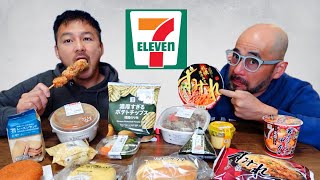 TOP 15 FOOD from JAPAN 7Eleven Store [upl. by Handler458]