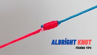 Simple And Powerful Shock Leader  Albright Knot  How to Tie Shock Leader Knot [upl. by Cordy]