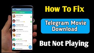 telegram movie download but not playing  telegram movie download nahi chal raha hai [upl. by Fedak592]