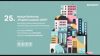 Konkurs Projekt Łazienki 2023  konferencja prasowa Geberit [upl. by Celestyn171]