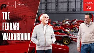 The Ferrari Walkaround  We discuss the Ferrari Formula 1 cars within The Ecclestone Collection [upl. by Haliled]