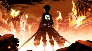 Shingeki No Kyojin Opening 1  Sie sind das Essen Wir sind die Jäger [upl. by Kingdon]