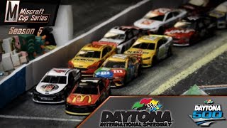 NASCAR StopMotion Miscraft Cup Series  S5 R1  Daytona [upl. by Rosella]