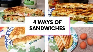 SANDWICH RECIPE  VEGETARIAN SANDWICHES  GRILLED amp TOASTED [upl. by Soisinoid576]